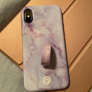 Purple loopy case